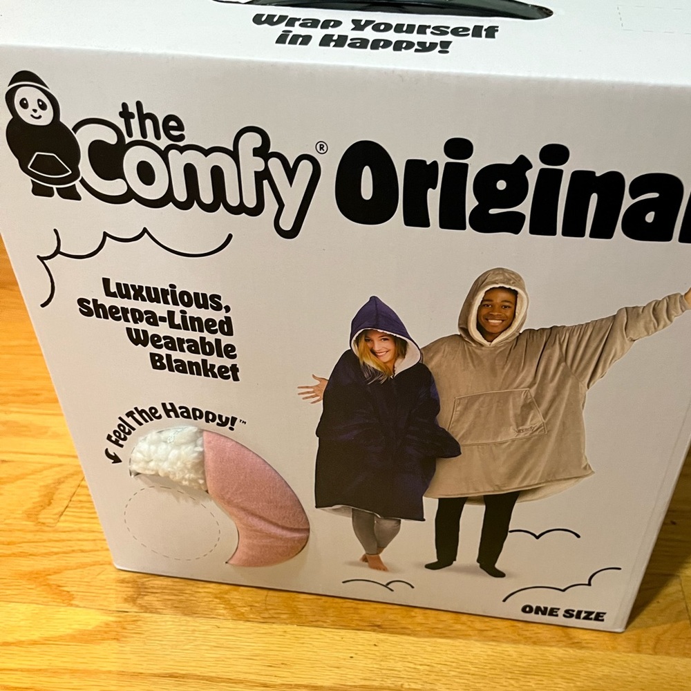 The Comfy Original - Oversized Microfiber and Sherpa Wearable Blanket